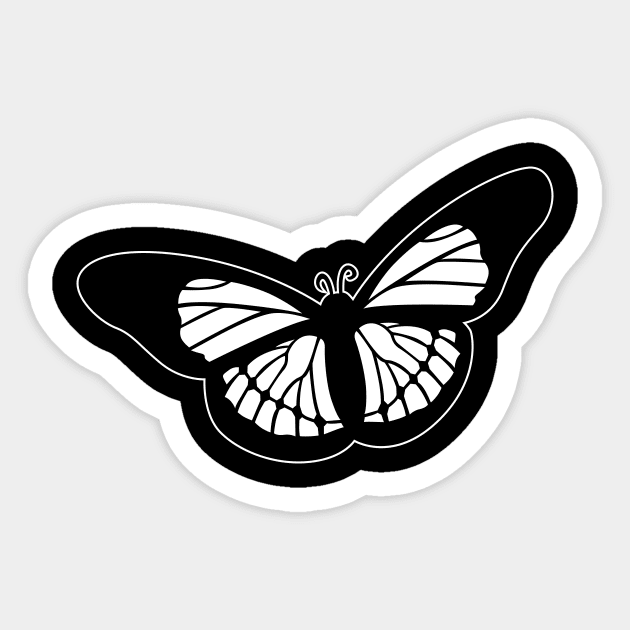 Butterfly Sticker by BarnawiMT